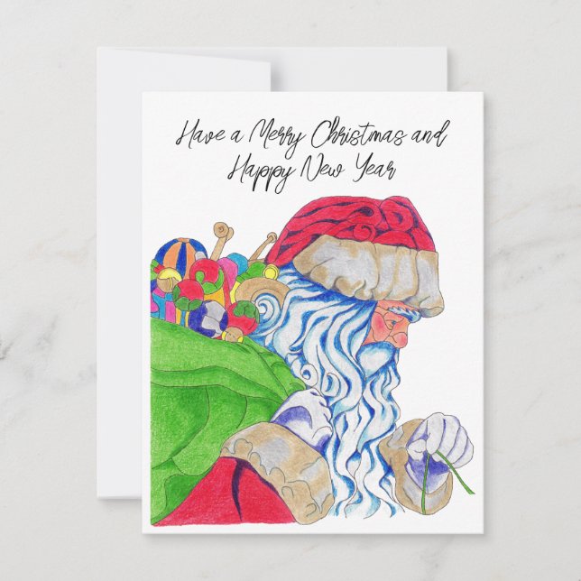 Papais noeis de Feriado de Cartão (Frente)