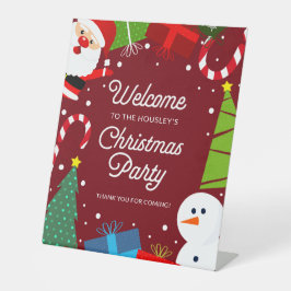 Papais noeis de Festa Vermelha e Neve