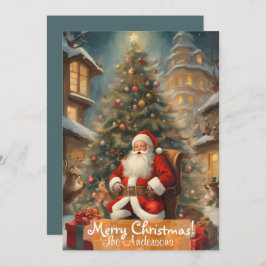 Papais noeis de Natal 12 Feliz Natal! Cartão de Na