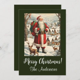 Papais noeis de Natal 13 Feliz Natal! Cartão de Na