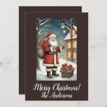 Papais noeis de Natal 2 Feliz Natal! Cartão de Nat