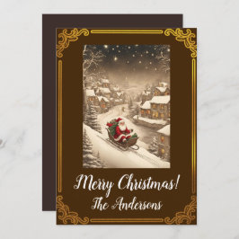 Papais noeis de Natal 4 Feliz Natal! Cartão de Nat