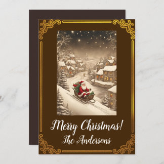 Papais noeis de Natal 4 Feliz Natal! Cartão de Nat