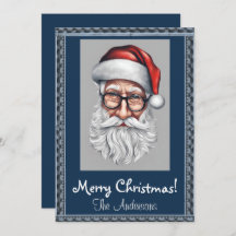 Papais noeis de Natal 7 Feliz Natal! Cartão de Nat