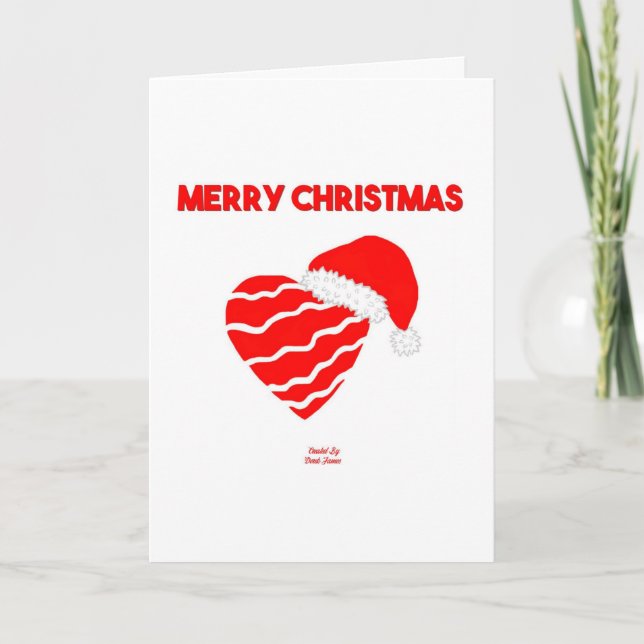 Papais noeis de Natal Cartão de Saudação Vertical  (Frente)