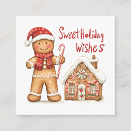 Papais noeis de Natal - Cartão de visita do Ginger