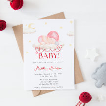 Papais noeis de Natal Convite para Chá de Bebê