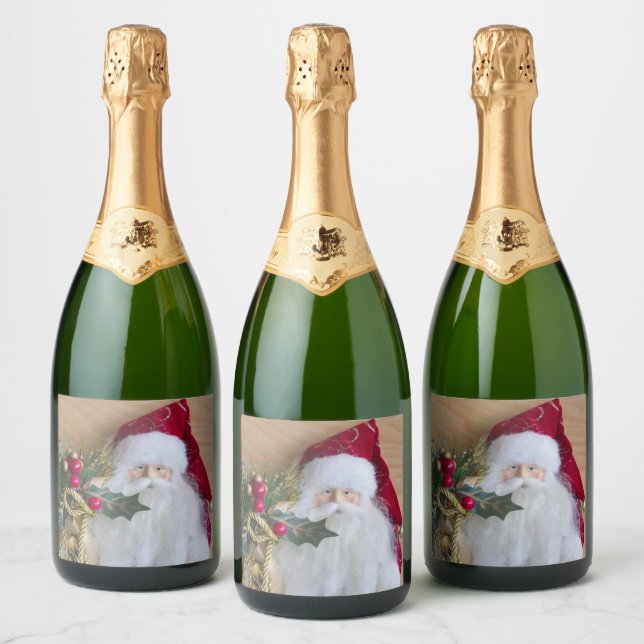 PAPAIS NOEIS DE NATAL DECORATIVOS (Garrafas)