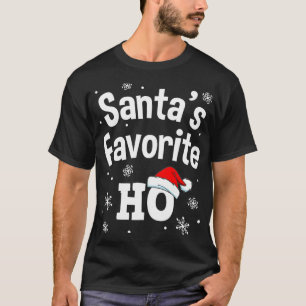 Papais noeis De Natal Favoritos Camisa De Ho, Adul