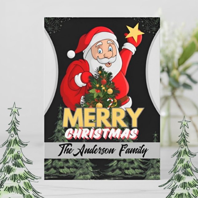 Papais noeis de Natal Feliz e Cartão de Férias da  (Criador carregado)