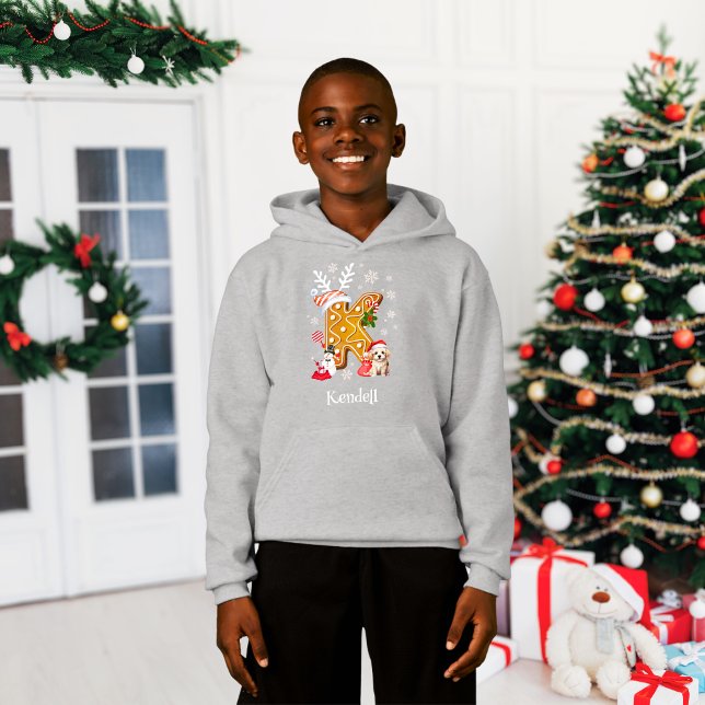 Papais noeis de Natal Gingerpão - Letra K Boy (Criador carregado)