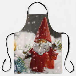 Papais noeis de Natal na neve