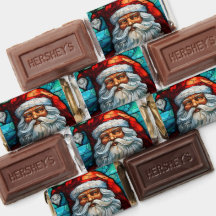 Papais noeis de Natal Vermelho Branco