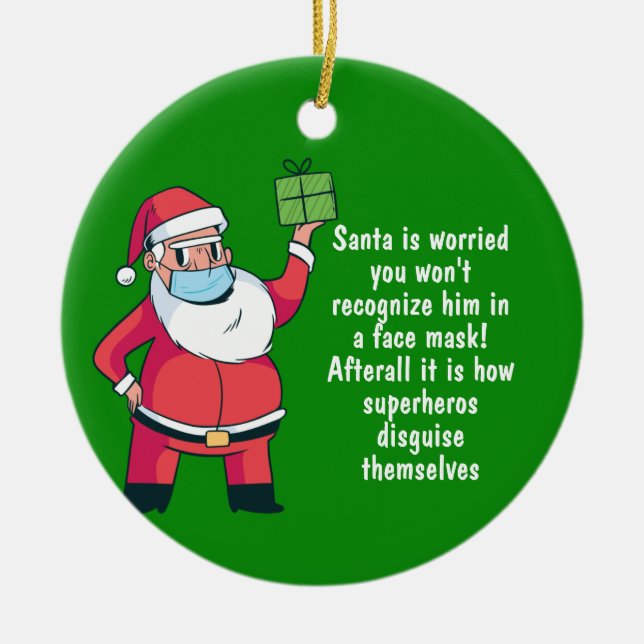 PAPAIS NOEIS de ornamento do FUNNY Christmas 2020  (Frente)