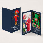 Papais noeis De Pão De Gingerência, Cartão De Nata<br><div class="desc">Papais noeis de Gingermore,  Cartões de Natal de Foto Familiares da Loja de Cartões de visitas. Estes cartões são um alternativo inteligente e barato aos seus cartões de Natal médios porque são muito menores e sem envelopes. Simplesmente entregá-los à sua família e amigos nesta temporada de férias.</div>