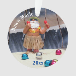 Papais noeis de Partido Personalizado - Ornamento 