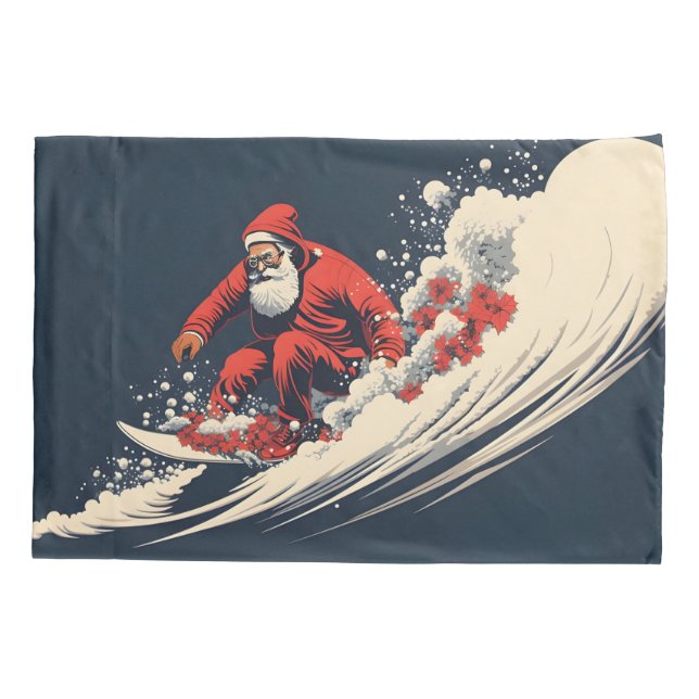 Papais noeis de surfe no verão (Verso)