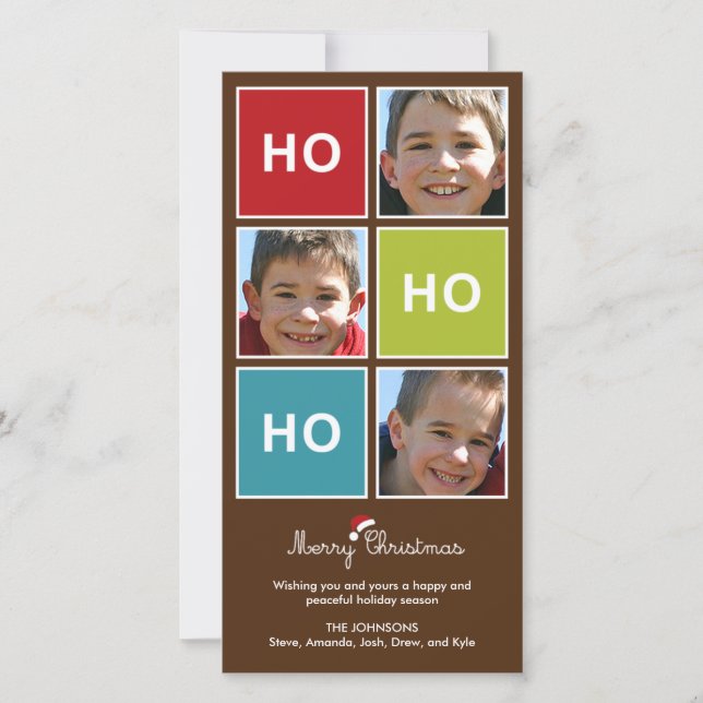 Papais noeis diz - Cartões de foto de Natal (Frente)
