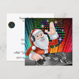 Papais noeis DJ Disco Natal / Convite para Ano Nov