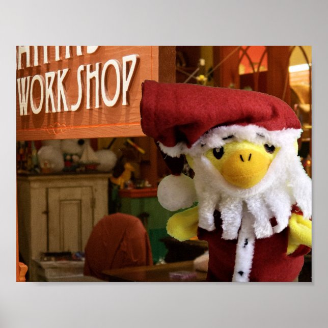 Papais noeis do Danny Duck. Pôster (Frente)