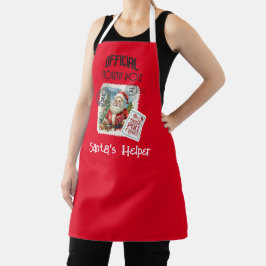 Papais noeis do Polo Norte para o Impressão Apron