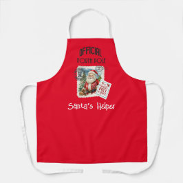 Papais noeis do Polo Norte para o Impressão Apron
