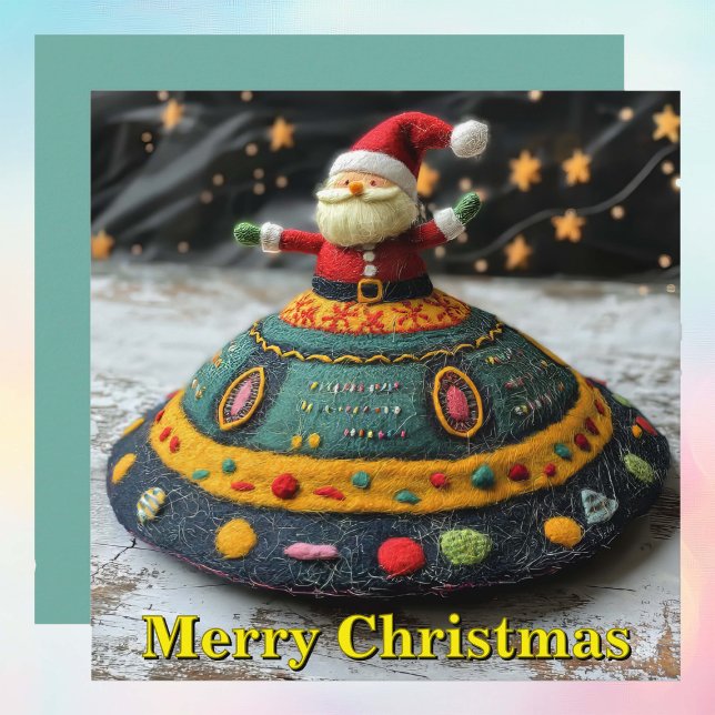 Papais noeis e Cartão de Natal de OVNI (Criador carregado)