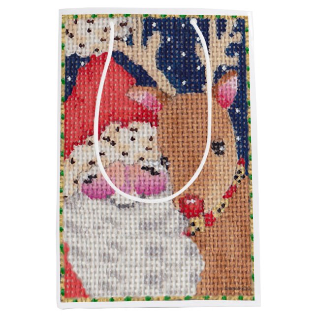 Papais noeis e sacola Rudolf Gift (Frente)