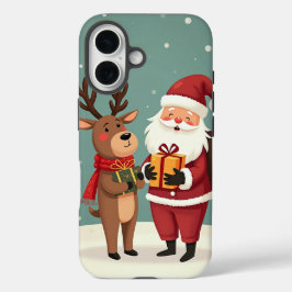 Papais noeis e troca de presentes de Rudolph