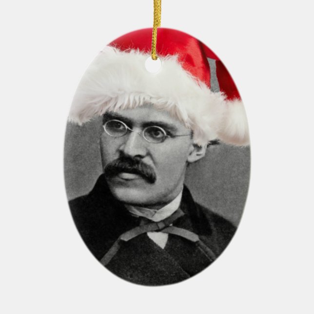 Papais noeis Enfeites de natal Nietzsche (Frente)