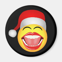 Papais noeis Enfrentam Imã de geladeira de Natal E