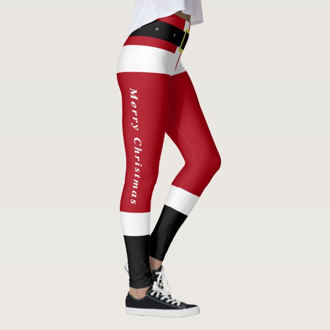 Papais noeis Engraçados de Leggings de Natal (Direita)