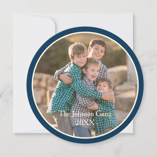 Papais noeis - Entrega pirata com Cartões de foto  (Frente)