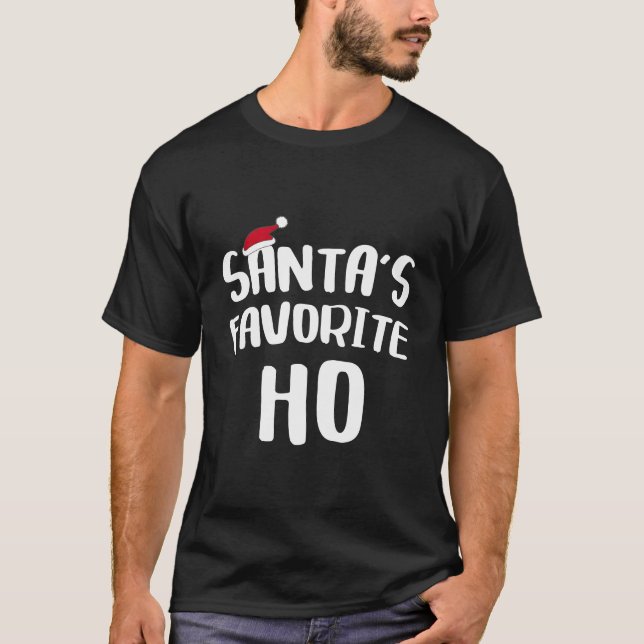 Papais noeis Favoritos Camisa Engraçada Presente d (Frente)