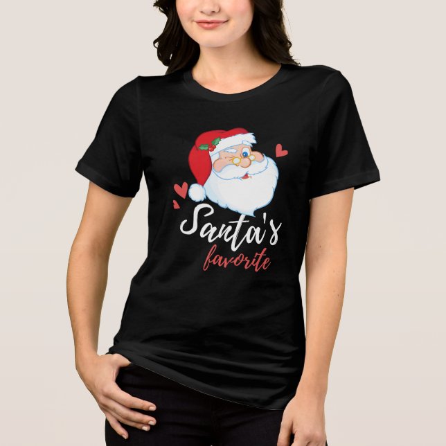 Papais noeis favoritos, mulheres impressas com gra (Frente)