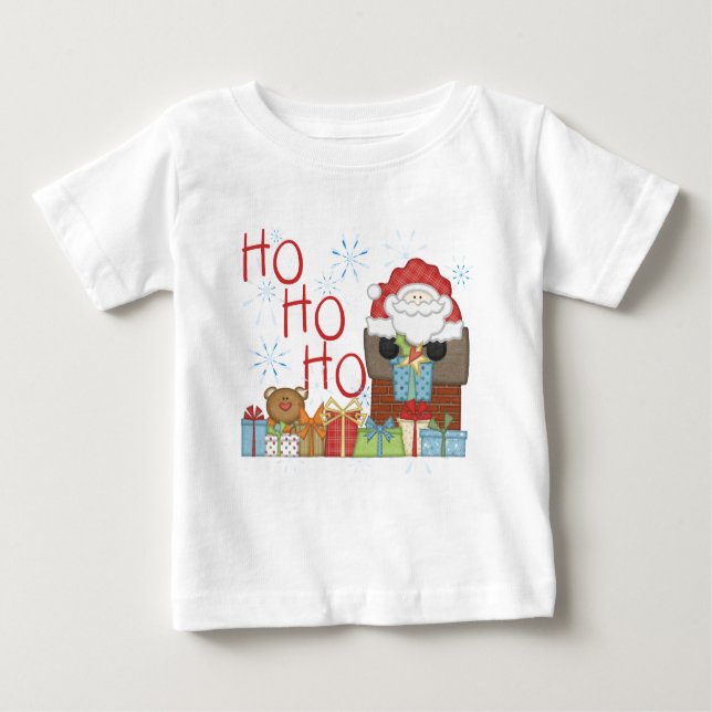 Papais noeis Ho Ho Ho Camisetas e presentes (Frente)