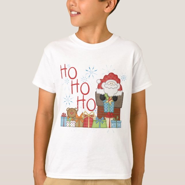 Papais noeis Ho Ho Ho Camisetas e presentes (Frente)