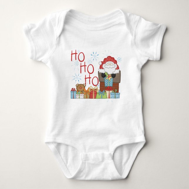 Papais noeis Ho Ho Ho Camisetas e presentes (Frente)