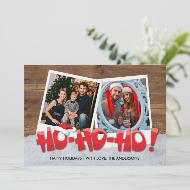 Papais noeis Ho Ho - Natal (Em pé/Frente)