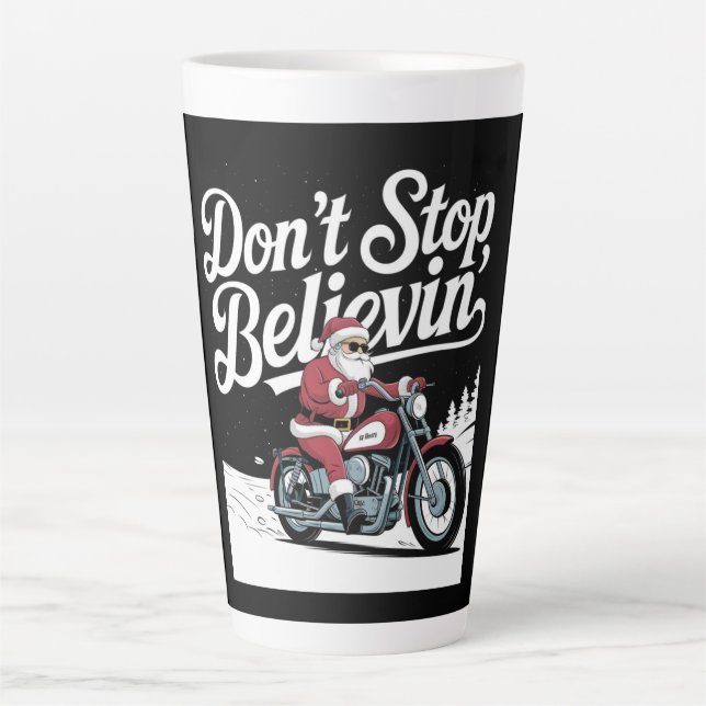 Papais noeis indo para a caneca natalina (Frente)