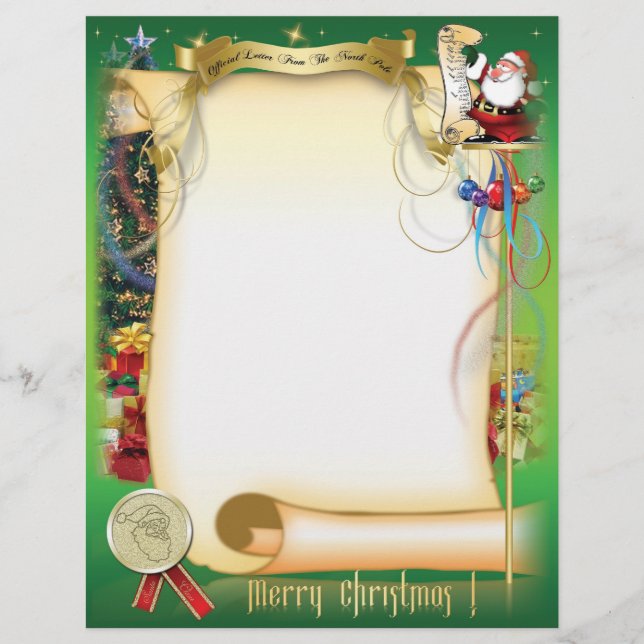 Papais noeis - Letra (Frente)