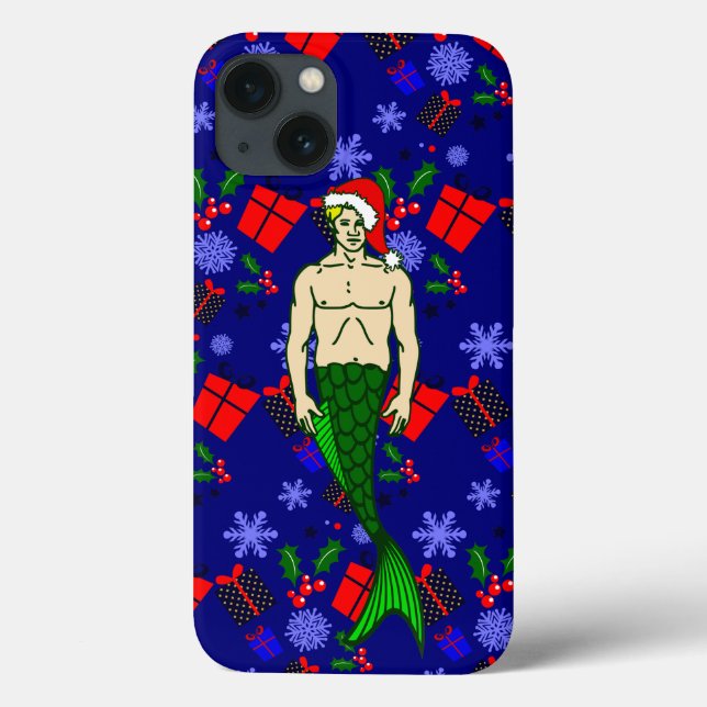 papais noeis loura merman feio xmas mermaid presen (Verso)