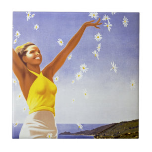 Papais noeis Margherita Ligure com Daisies