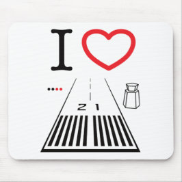 Papais noeis Mônica Airport Runway 21 - Mouse pad