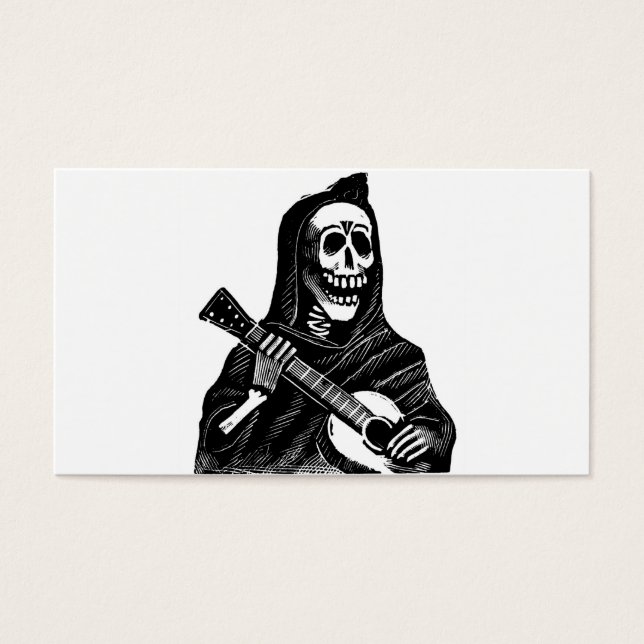Papais noeis Muerte (Mexicano Grim Reaper) Tocando (Frente)