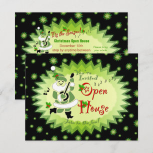 Papais noeis Musicais Convites à Casa Aberta de N