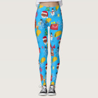 papais noeis negros leggings taco christmas