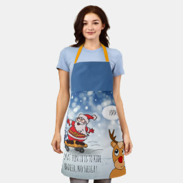 Papais noeis no skate, surra engraçada no inverno