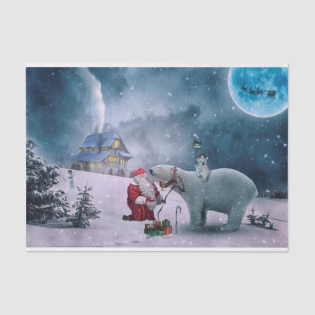 Papais noeis - Papel tecidular (Frente )