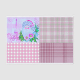 Papais noeis Papel tecidular do Chique para artesa